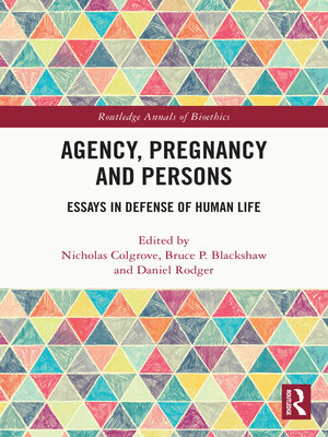 cover image of Agency, Pregnancy and Persons